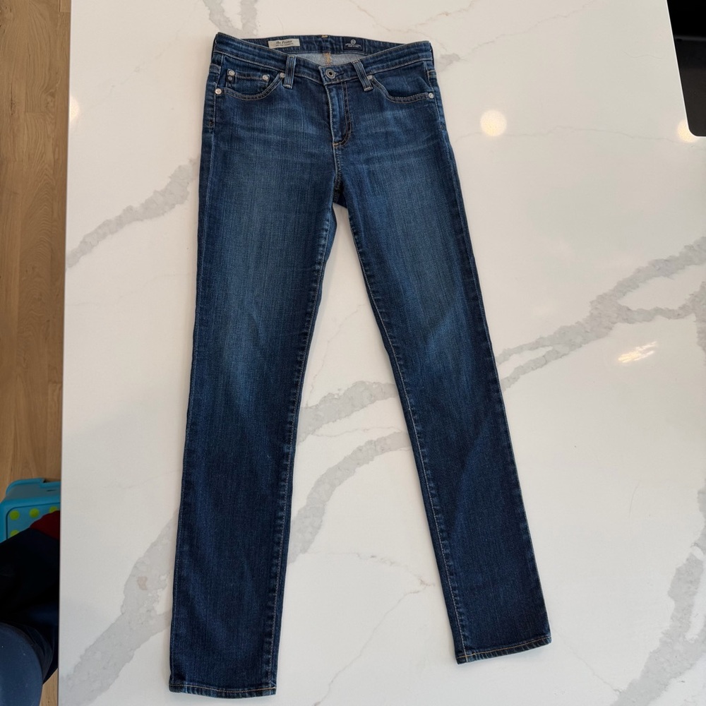 AG Adriano Goldschmied Prima Mid Rise Cigarette Jeans 27 Made USA